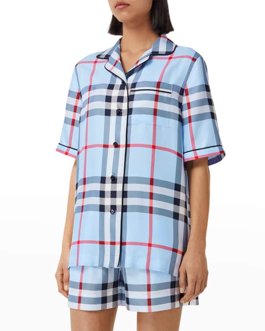 Burberry pajama shirt deals