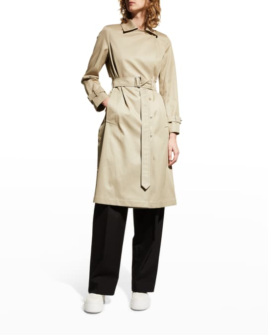 Newick Snap Sides Belted Trench Coat