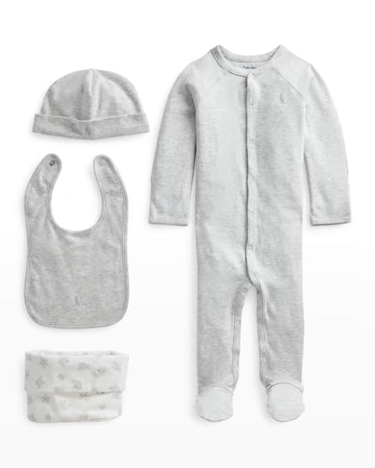 4-Piece Organic Cotton Gift Set, Size Newborn-9M