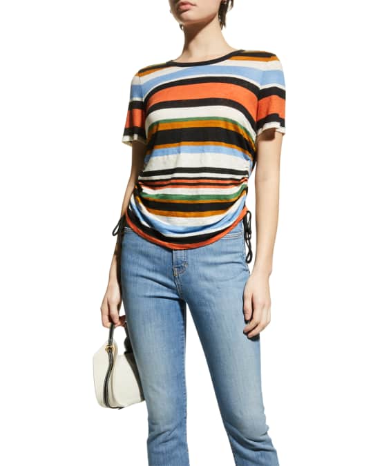 Tazi Stripe Drawstring Tee