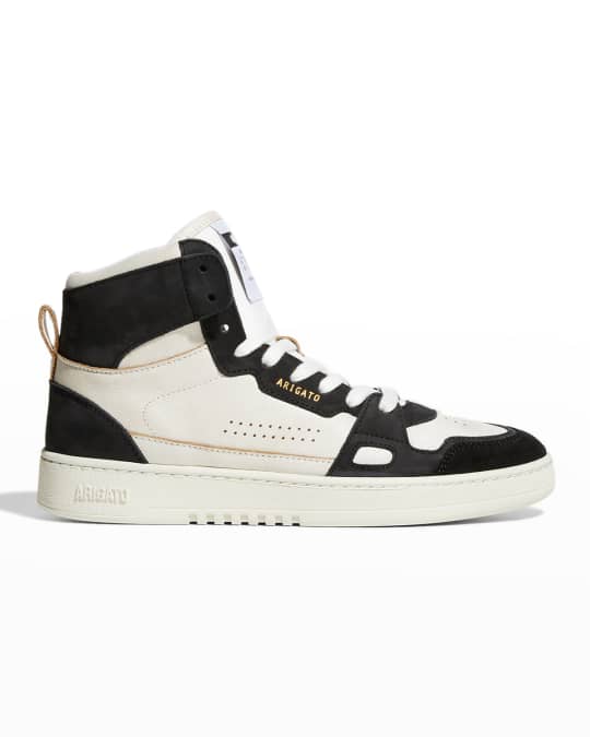Axel Arigato Dice Mixed Leather HighTop Sneakers Neiman Marcus