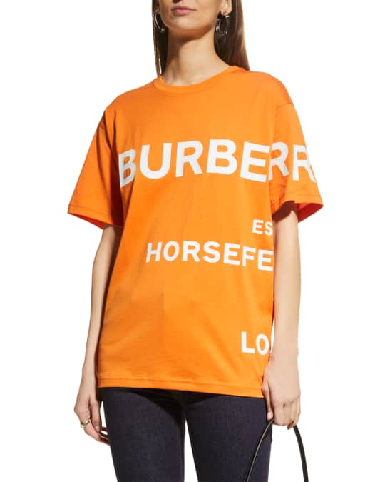 Burberry Carrick Horseferry Print T-Shirt | Neiman Marcus