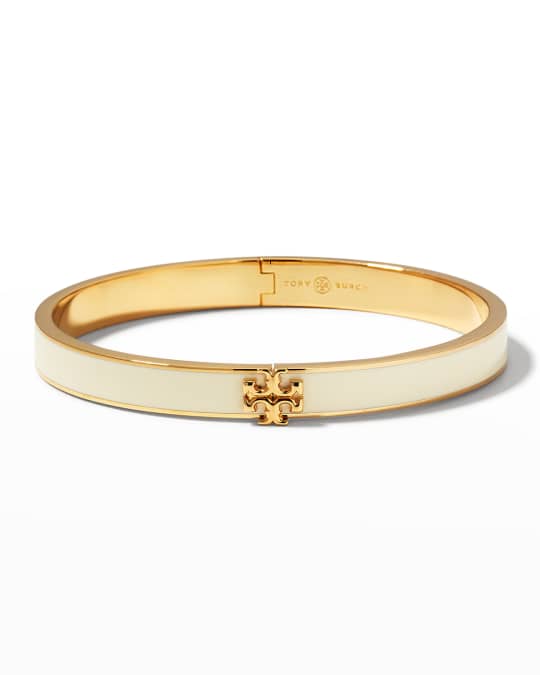 ★人気★【TORY BURCH】KIRA ENAMEL 7MM BANGLE Kira Enamel 7mm Bracelet: Women's Designer Bracelets | Tory
