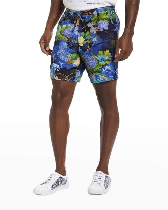 Robert Graham Men's Coastal Dreamin' Beach To Bar Shorts Neiman Marcus