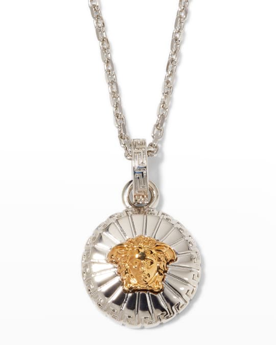 Versace men's medusa necklace outlet