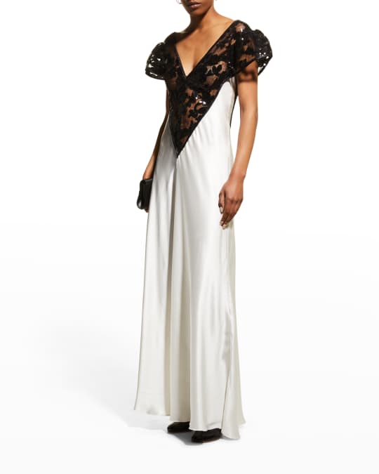 mira lace open back maxi dress in yellow Mira Maxi Dress Butter main image 0