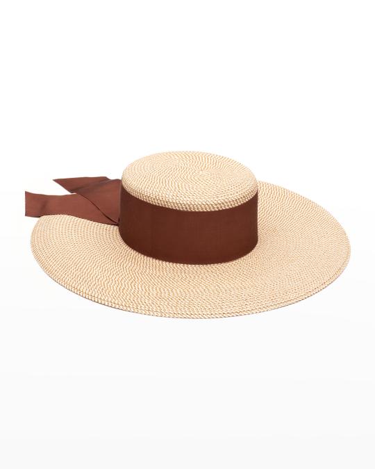 Eugenia Kim Loulou Large-Brim Sun Hat | Neiman Marcus display picture 2