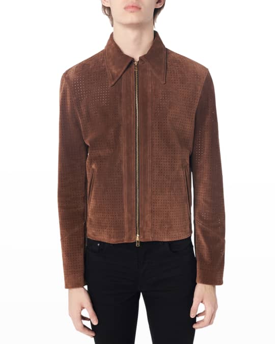 Amiri suede jacket discount