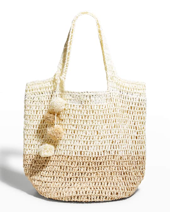 btb los angeles straw tote