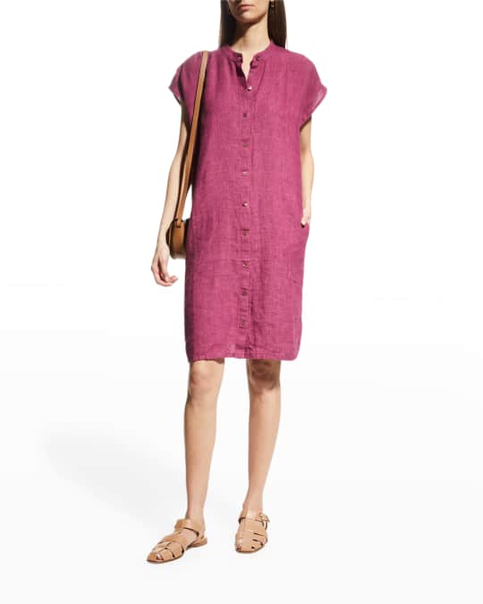 strapless open back dress Crushed Silk Dress – Eileen Fisher Renew main image 0