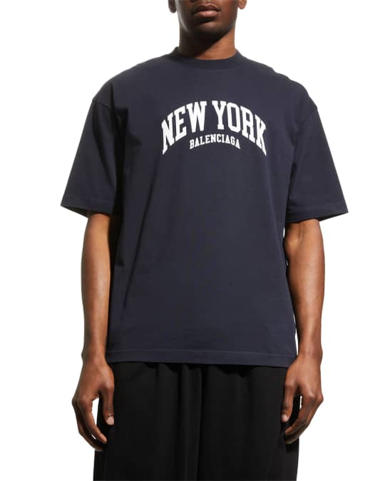 mens black balenciaga t shirt