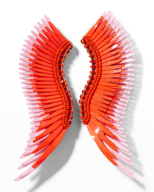 Madeline Earrings, Red