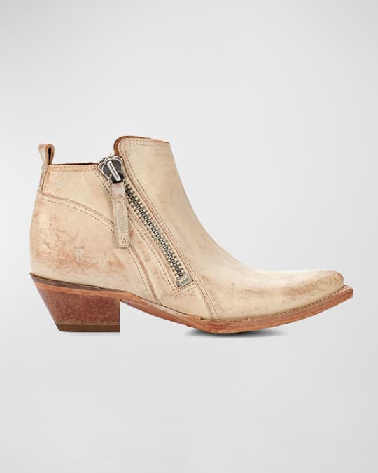Frye sacha zip outlet leather bootie