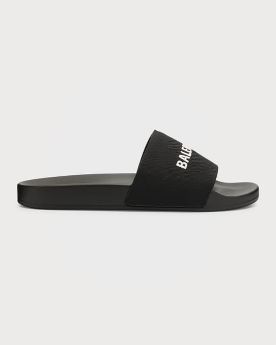 Men s Logo Pool Slides