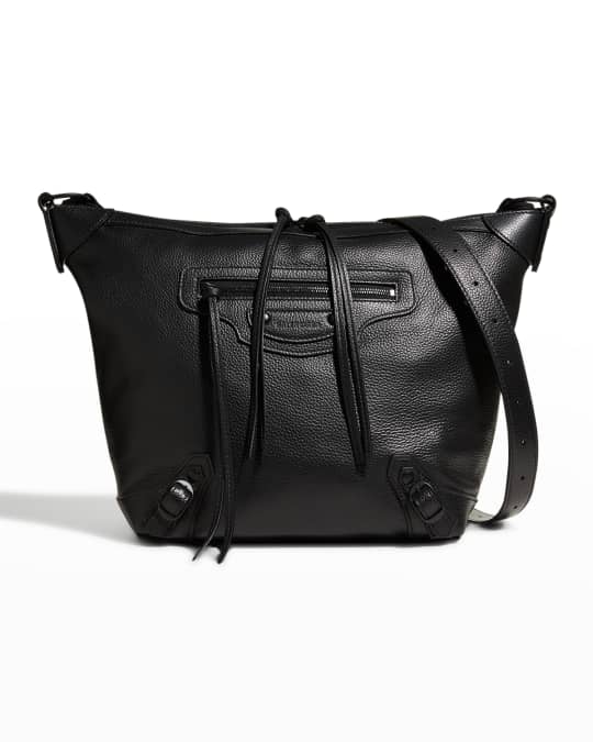 Balenciaga Neo Classic Zip Leather Hobo Bag | Neiman Marcus