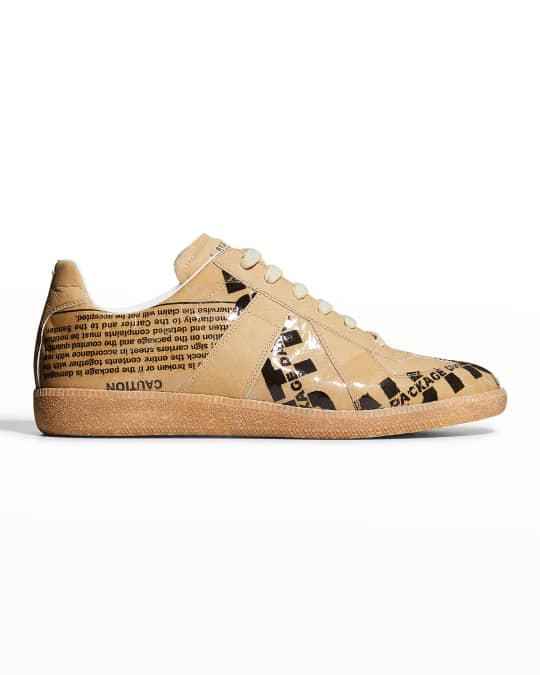 Maison Margiela Men's Replica Paper Tape Low-Top Sneakers