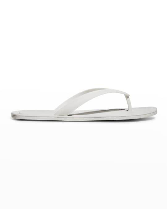 Maison Margiela Men's Tabi Split-Toe Rubber Flip-Flops Neiman Marcus