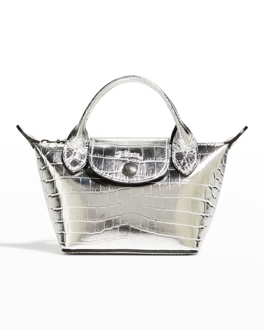 Longchamp silver bag deals