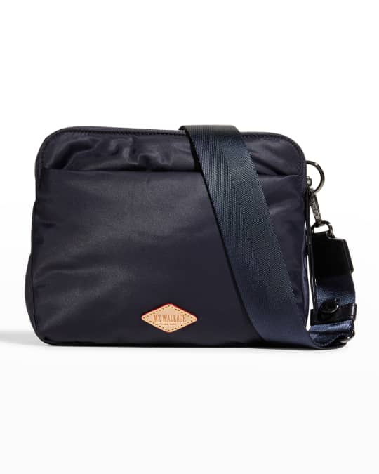 MZ WALLACE Bowery Double Zip Nylon Crossbody Bag Neiman Marcus