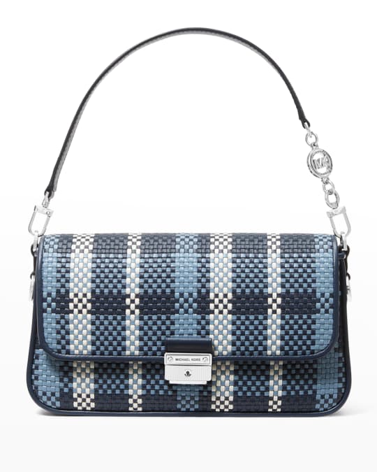 bradshaw woven leather convertible shoulder bag