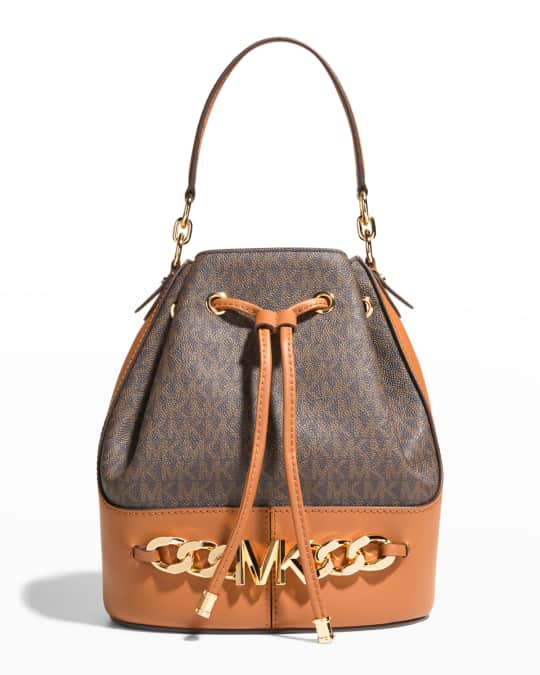 MICHAEL Michael Kors Devon Monogram Bucket Shoulder Bag Neiman
