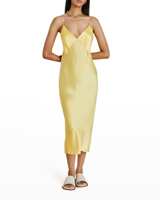 Olivia von halle slip dress discount