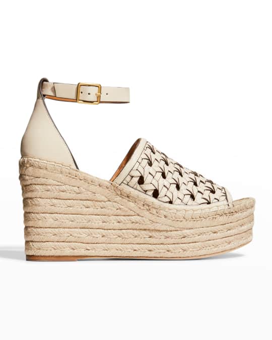 Tory burch shop espadrille wedge sandal