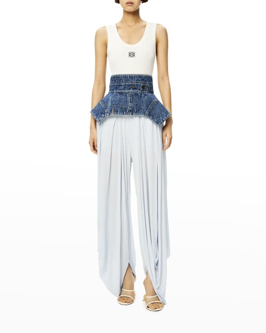 Loewe Obi Denim Corset Belt