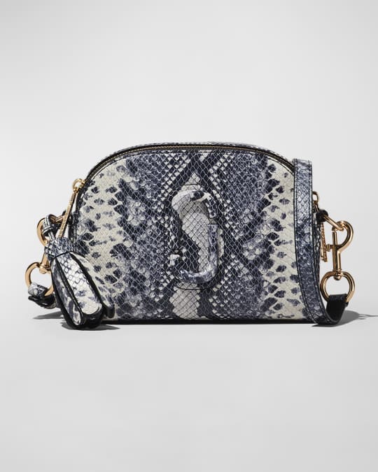 Marc Jacobs The Shutter Snake-Embossed Crossbody Bag | Neiman Marcus