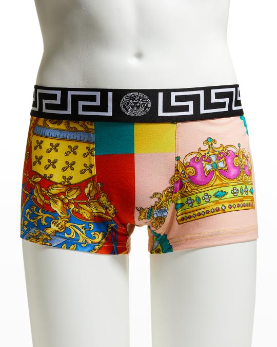 Versace Men's Greca Boxer Briefs | Neiman Marcus