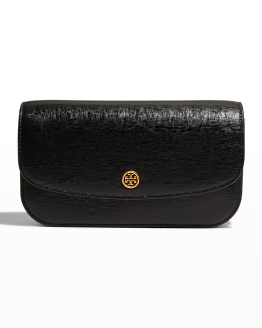 Tory Burch Robinson Chain Leather Wallet