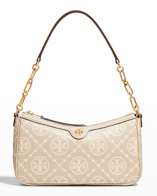 Tory Burch T Monogram Studio Bag in Red