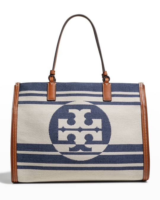 ella stripe jacquard tote bag