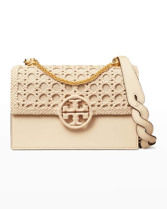 Tory Burch Miller Basketweave ショルダーバッグ Tory Burch Miller Small Basketweave Flap Shoulder Bag | Neiman Marcus