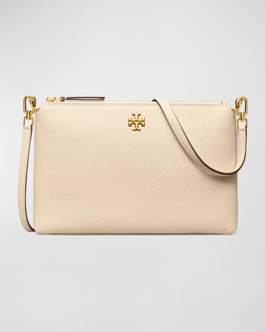 Tory Burch Kira Zip Pebbled Leather Crossbody Bag Neiman Marcus