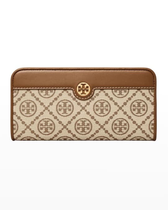 T Monogram Patent Zip Slim Wallet: Women's Designer Wallets