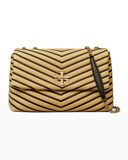 Tory Burch Kira Chevron Straw Convertible Shoulder Bag Neiman Marcus