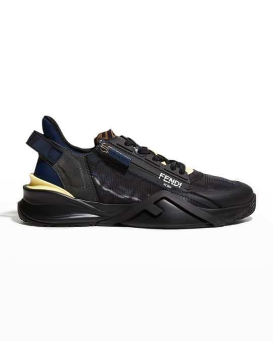 Fendi Men s Flow Nylon Low Top Sneakers Neiman Marcus
