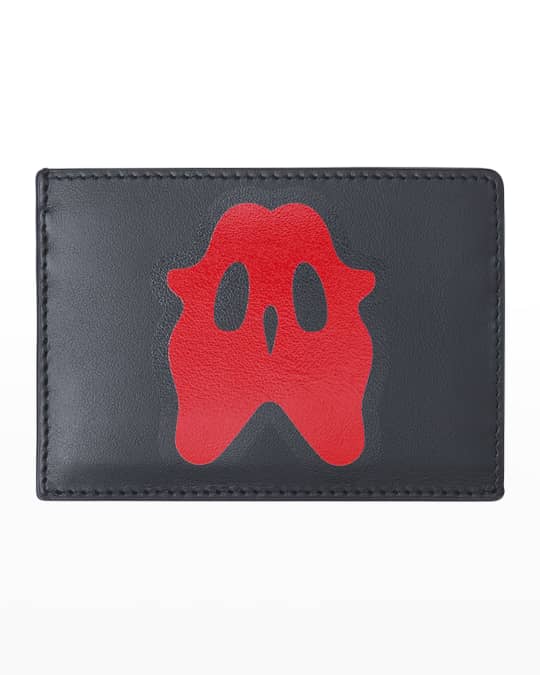 Burberry TB Monogram-Plaque Leather Cardholder