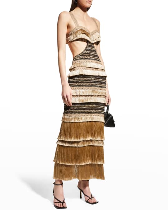 patbo gold dress Metallic Velvet Mini Dress main image 1