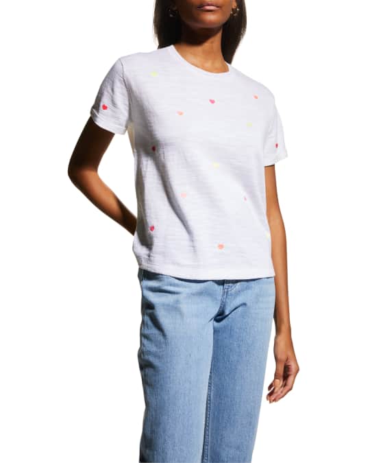 Lisa Todd Show Me Love Heart Print Tee Neiman Marcus