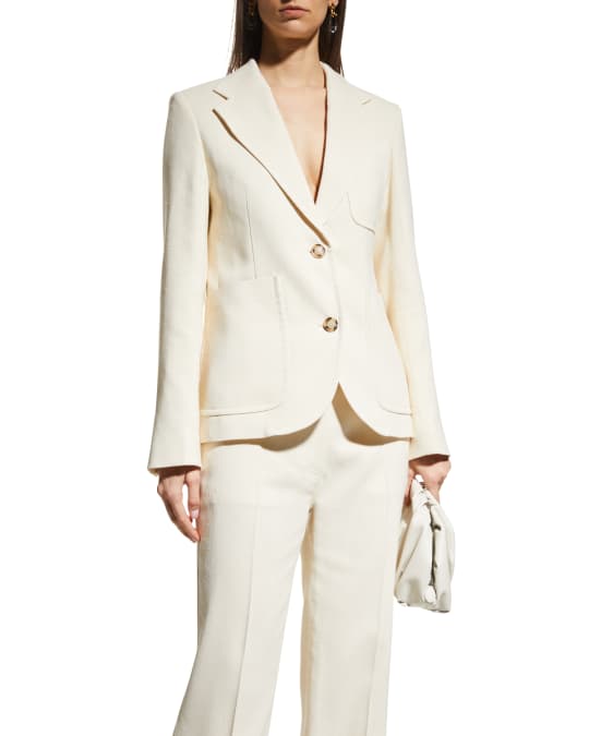 Victoria beckham white blazer online