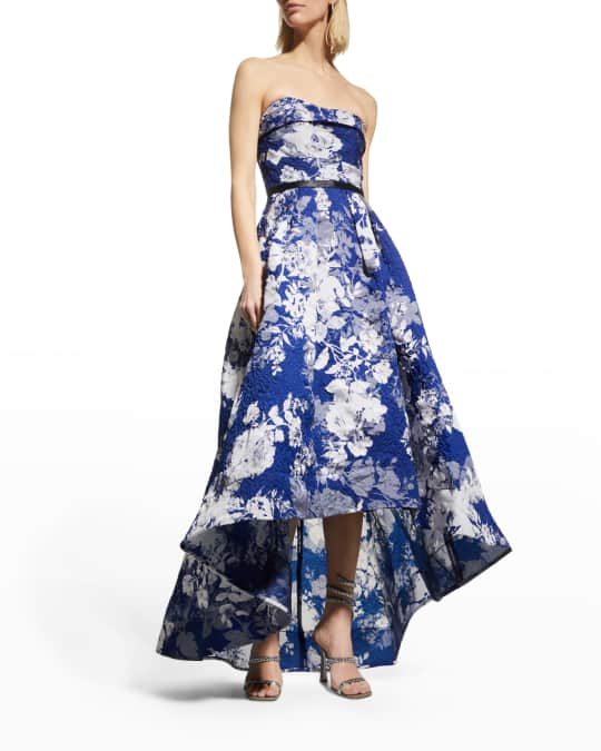 Marchesa notte top high low dress