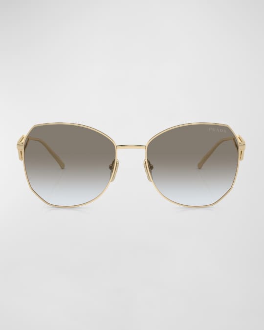 小物 PRADA Logo round sunglasses 21249095_51140710_322.jpg
