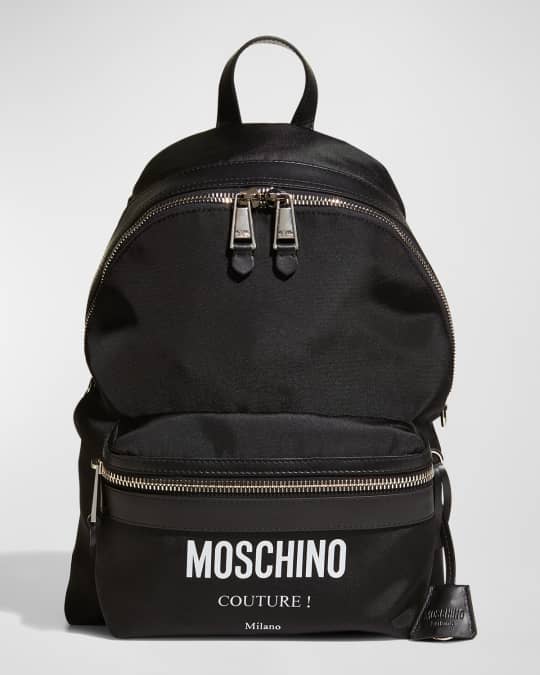 Moschino Men's Logo Backpack | Neiman Marcus