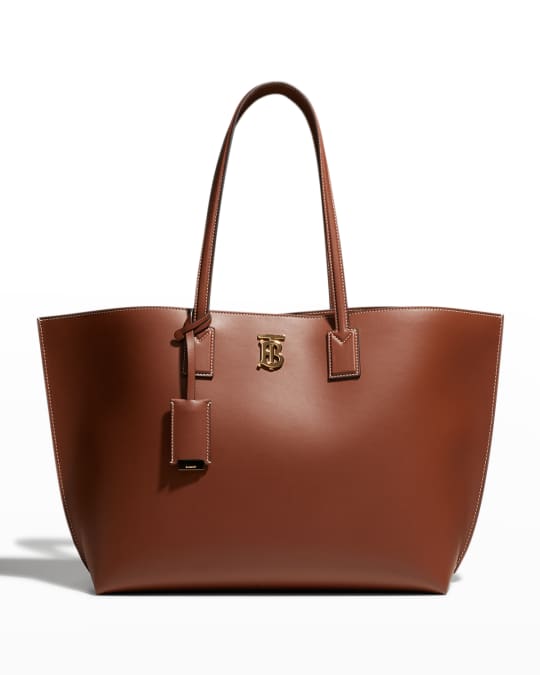 Burberry TB Smooth Leather Tote Bag | Neiman Marcus