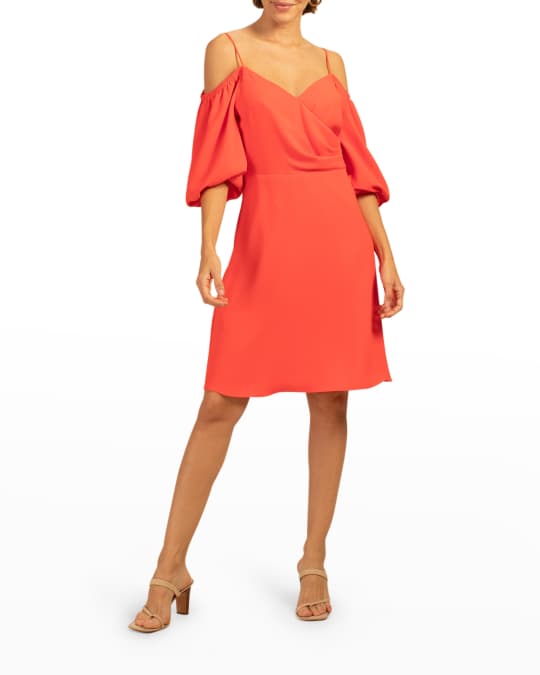 Trina turk cold shoulder dress discount
