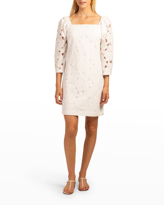 Verona Embroidered Lace Dress