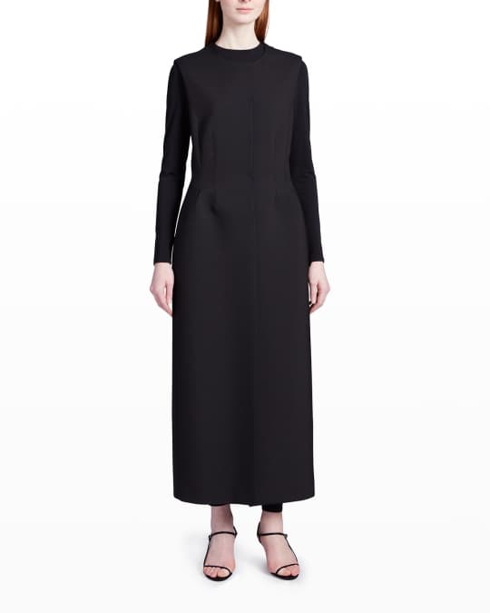 THE ROW Effie Sleeveless Long Wool Vest | Neiman Marcus