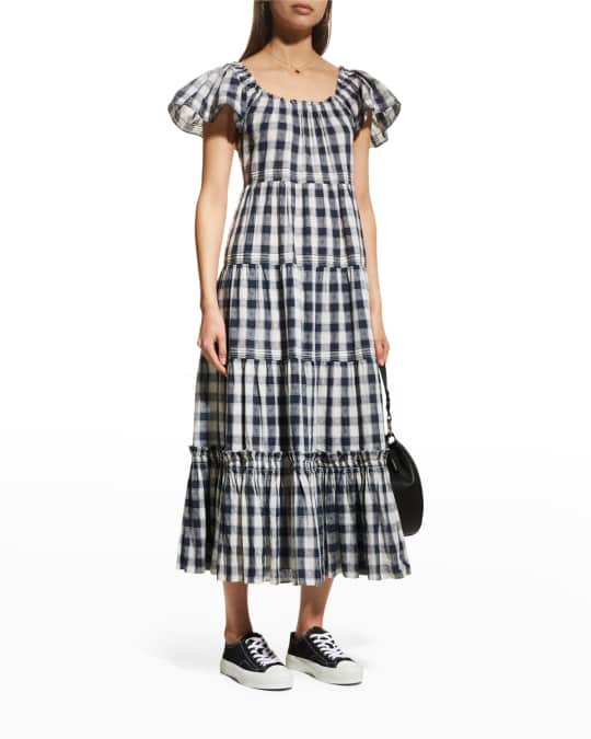 The Nightingale Tiered Gingham Dress